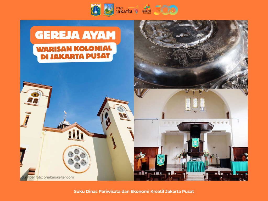 Gereja Ayam GPIB Pniel Pasar Baru: Warisan Kolonial di Jakarta Pusat